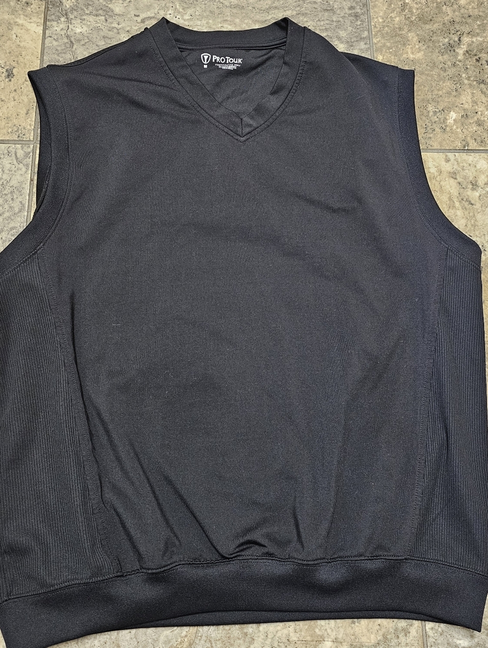 Pro Tour Men’s Black Sleeveless Athletic Vest